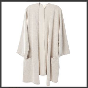 DONNI. Ribbed Sweater Coat